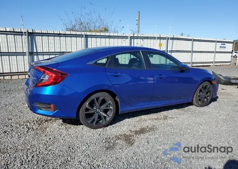 2021 Honda Civic Sport из США, поврежденный, VIN 2HGFC2F81MH553768